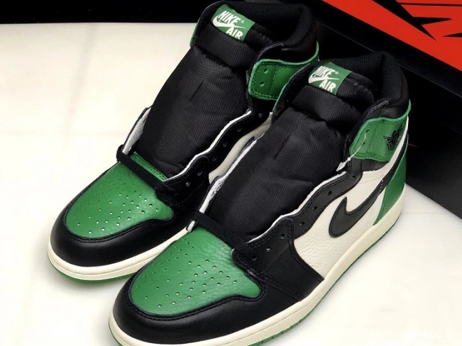 Cheap TB Pine NRG High Air 1 555088-302 Sail-Black Jordan Green OG 0723